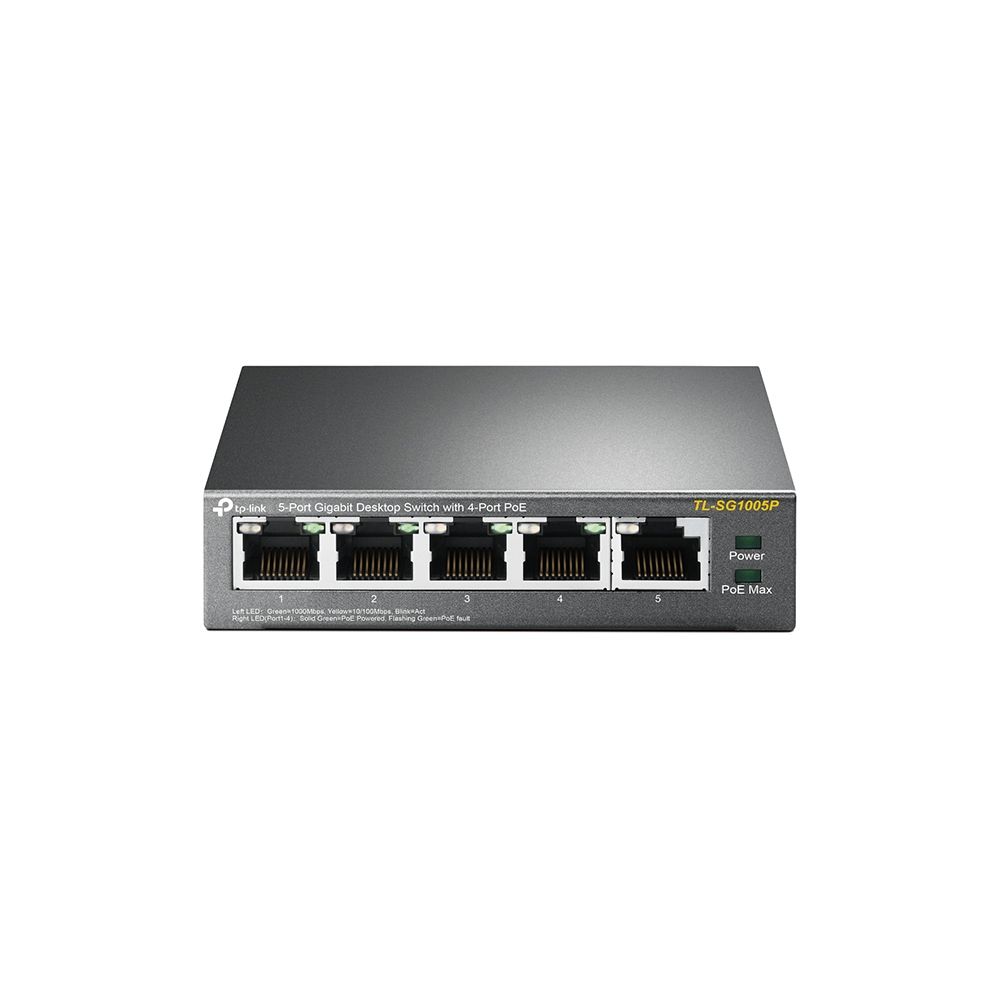 TP-Link TL-SG1005P - 5-Port Gigabit Ethernet Switch with PoE