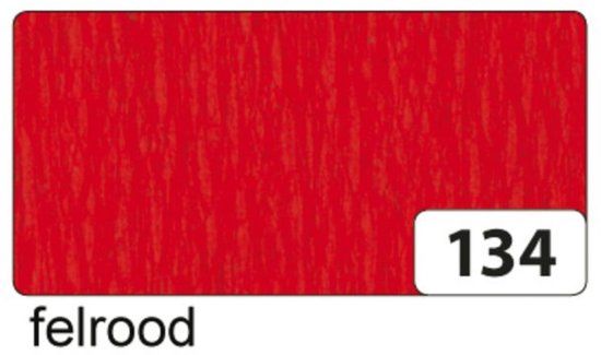 Folia - Crêpepapier - Rood - 250x50cm