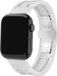 Strap-it Apple Watch keramiek stalen band - wit/zilver - 38/40/41mm