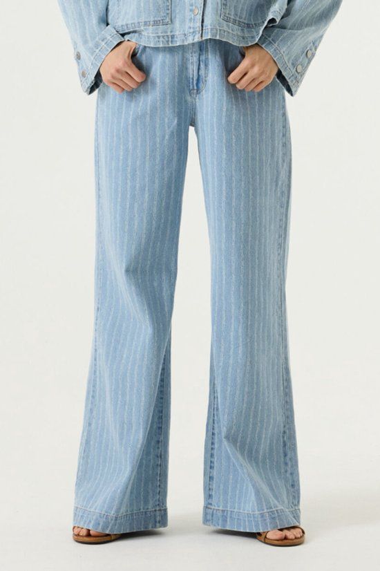 Garcia Celia Wide Dames Wide Fit Jeans Blauw