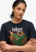 Superdry Vintage Logo Tokyo T-shirt Dames Zwart Katoen Maat 40