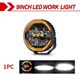 Lampe de travail LED - 1 pièce, 22,9 cm - Faisceau combiné spot et flood - 6500 K - IP68 - Convient pour une utilisation tout-terrain - Lampe d'éclairage