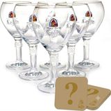Leffe Bierglazen 250 ml - Set van 6