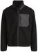 Build your Brand Bonded Sherpa Jacket BY406 - Black - 4XL