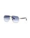 Philipp Plein Zonnebril saffier / zilver