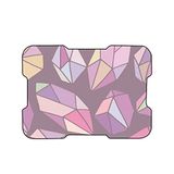 Bonamaison, Digitaal bedrukte muismat, antislip onderkant, voor kantoor en thuis, afmetingen: 22x18 cm
