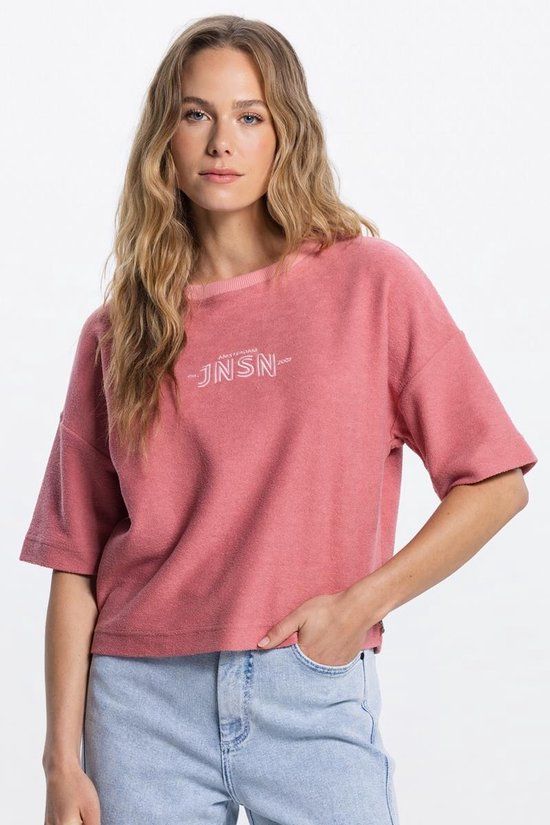 JANSEN Amsterdam Jansen Noeka SW 175 backside sweat short sleeve Blush