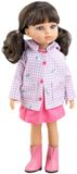 Paola Reina pop Amigas Carol donkerbruine paardestaarten 32 cm speelgoedpop