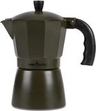 Fox Cookware Espresso Maker (300ml) - Dark Green Aluminium