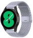 By Qubix Qubix - Braided nylon bandje - Grijs - Geschikt voor Huawei Watch 5 - 42mm