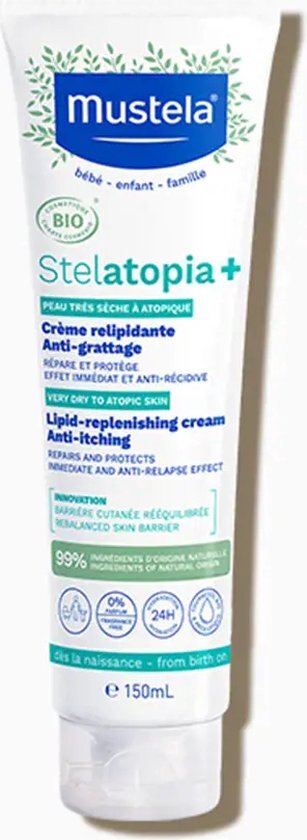 Reparerende Cr&#232;me voor Baby&#39;s Mustela Stelatopia + 150 ml