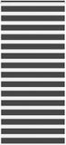 vidaXL Zebra rolgordijn 105x200 cm stofbreedte 100,9 cm noir