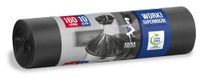 ANNA ZARADNA ST-AZ-001989 Vuilniszakken, scheurvast, super sterk, 160 liter, 10 stuks, zwart