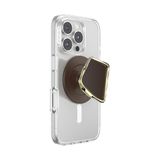 PopSockets Telefoongreep voor MagSafe met kickstand, magnetische standaard, verwisselbare top, veilige grip voor iPhone MagSafe-hoesjes, telefoon en tablet grip - geëmailleerde cacao-snede