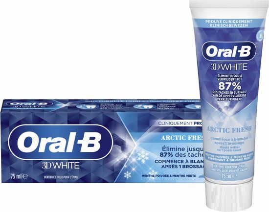 Oral-B 3D White Arctic Fresh Tandpasta - 12 x 75ml