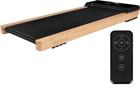 VirtuFit WP200i Walking Pad - Loopband - 8 km/u - 12 Programma's - Bluetooth - Zwart/Bruin