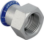 Mapress Geberit Mapress persfitting inox water overgangsstuk met binnendraad pers F 2844F