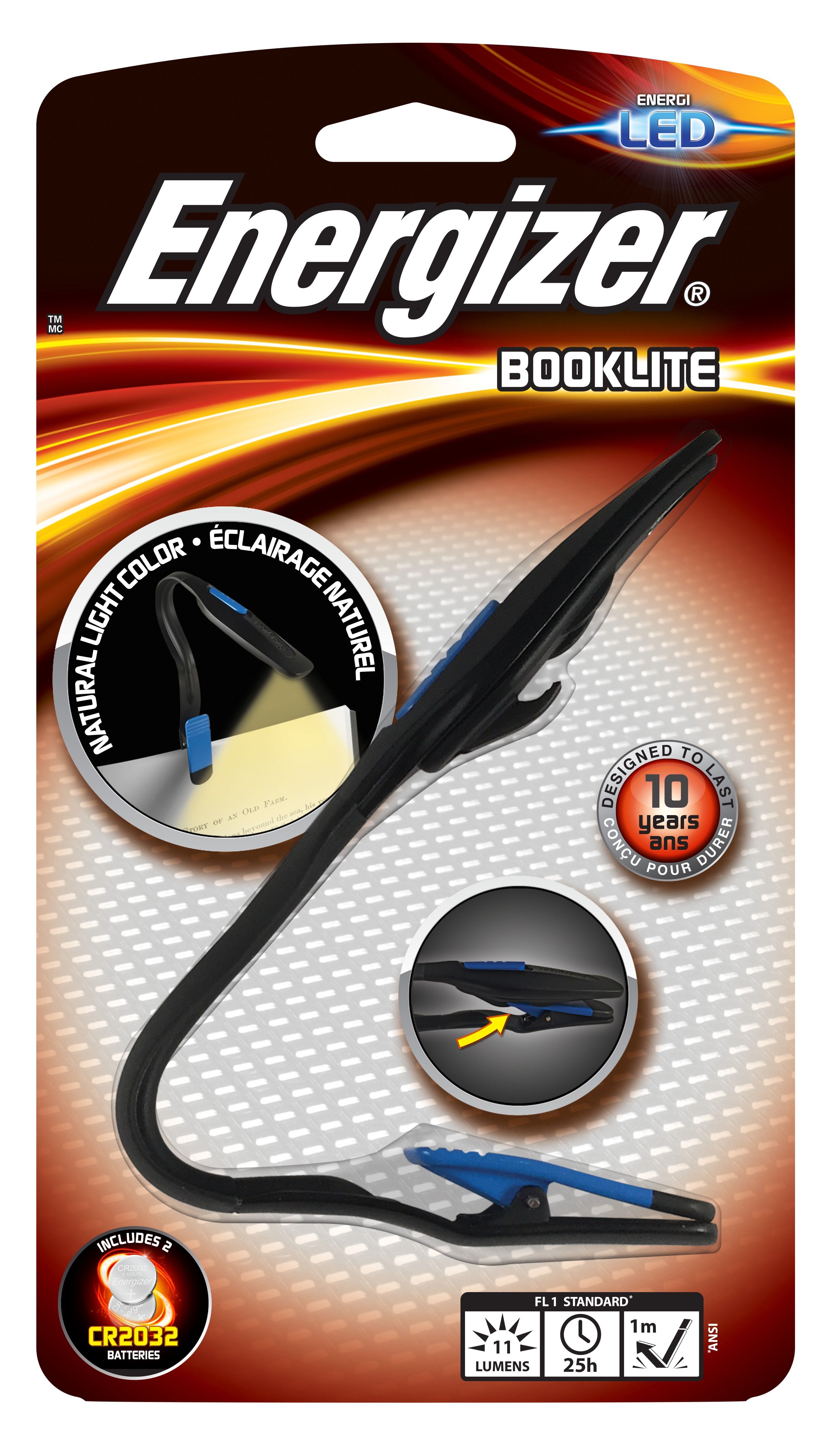 Energizer Zaklamp Booklite - 11 Lumen - 25 uur - 2xCR2032 incl.