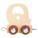 Small Foot - Houten Lettertrein - Q - 12 stuks