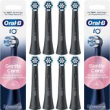 Oral-B iO Gentle Care/Sanfte Black opzetborstels pour brosses à dents électriques, 8 pièces