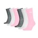 PUMA Lot de 6 paires de chaussettes Classic Enfant et Adolescent, Accessoires, Rose, 27-30