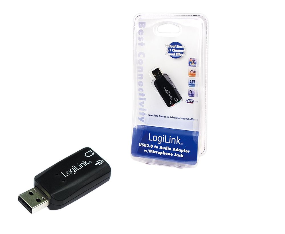 LogiLink USB Soundkarte 5.1 kanaals | UA0053