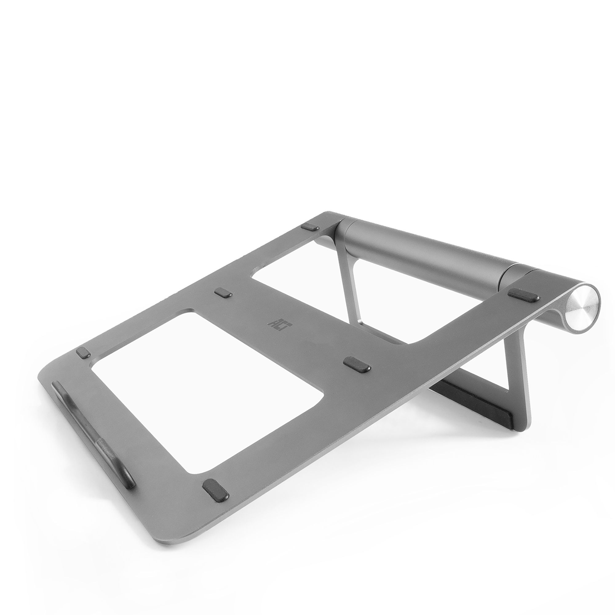 ACT AC8125 Notebook Stand - Grey - Aluminium - 15.6" - USB Hub - Adjustable
