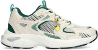 Sacha Dames Beige Sneakers met Groene Details - Maat 38