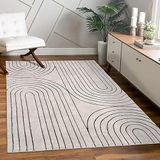 Paco Home Vloerkleed Woonkamer Laagpolig Patroon Bloemen Regenboog Patroon Geometrisch 200x290 cm