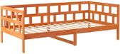 vidaXL Divan-lit 80x200 cm pin massif brun lavé