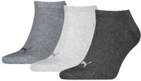 Puma Unisex Sneakersokken 3-Pack Maat 39-42 Grijs
