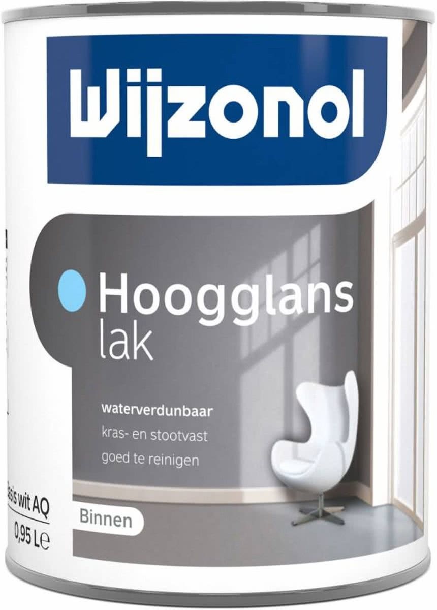 - Hoogglans op waterbasis 1 liter