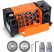 VEVOR Boorslijpmachine 120W Boorslijpmachine 4500 Rpm Slijpstation 45# Stalen Borenslijper 95-135° Verstelbare Punthoek 18 Spantangen Geschikt voor Boordiameter 3-20mm