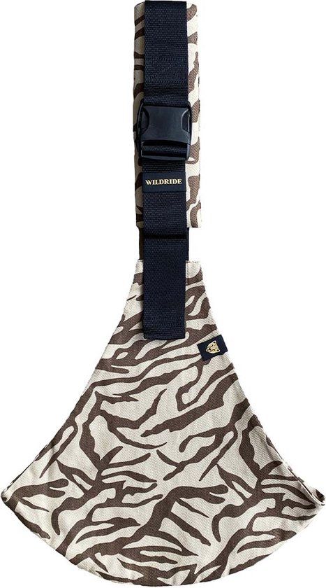 Toddler Carrier Print Zebra - Zwart