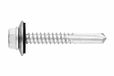 Index BAUTO165550 Schroefstok Bit N 5 zeskantkop sluitring P-16 roestvrij staal bimetaal A2 5,5 x 50 p-16