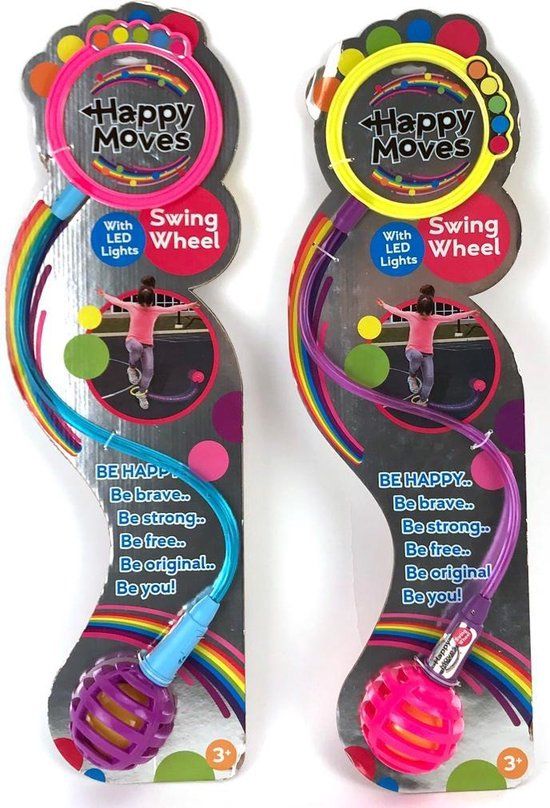 Happy Moves Swing Wheel met LED Assorti