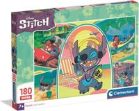 Clementoni Puzzel "Stitch", 180 stukjes, Cartoon thema, Geschikt voor kinderen vanaf 3 jaar