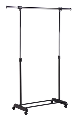 Honey-Can-Do GAR-01124 - Kleerhanger - Zwart, Chroom