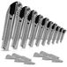 Omgoods - Set de couteaux professionnels avec 100 lames de rechange