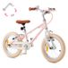 RoyalBaby Vélo pour enfants Aluminium EZ New Freestyle Rose 14 pouces