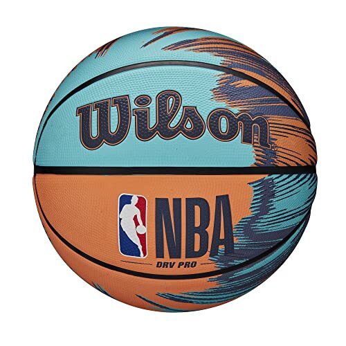 Wilson Uniseks basketbals, blauw, 7