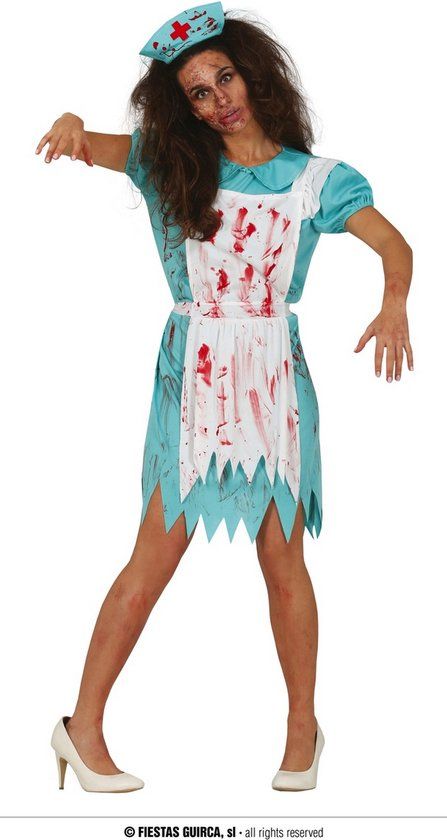 Fiestas Guirca Zombie Nurse Costume - Size M (38-40)