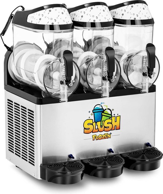 Royal Catering Slush Puppy Machine - 3 x 10 L - LED