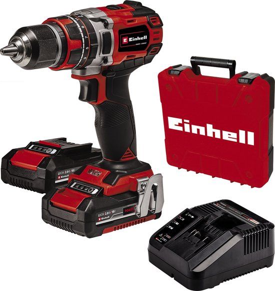 Einhell Accu Klopboor-/ Schroefmachine TE-CD 18/50 Li-i BL Kit - Power X-Change - Incl. 2x 2,0 Ah accu en lader