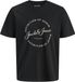 JACK&JONES JJGRAYSON TEE SS CREW NECK T-shirt Homme Noir Coton Taille M
