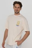 JACK&JONES JORKALBARRI BACK TEE SS CREW NECK ESP T-shirt Homme XXL Rose Coton