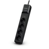 CyberPower P0420SUD0-DE Parafoudre Noir 4 prise(s) AC 200 - 250 V 1,8 m