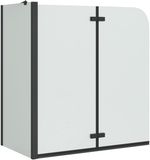 vidaXL Cabine de douche, noir, 120 x 68 x 130 cm
