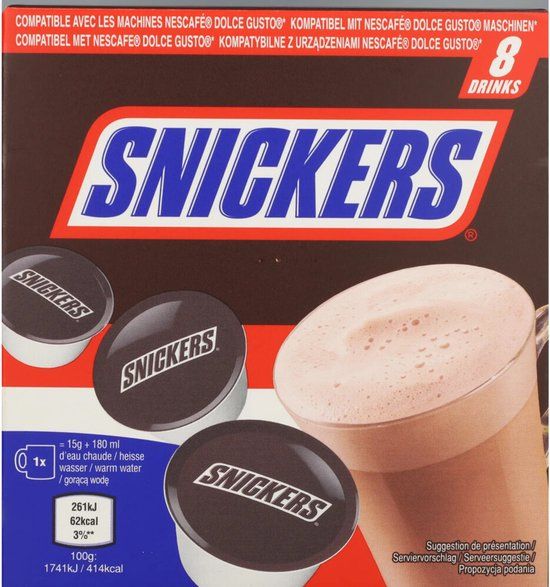 NESCAFÉ® Dolce Gusto® Snickers Dolce Gusto Koffiecups - 8 stuks