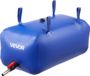 Wateropslagzak van 113 liter, grote waterzak, draagbare en inklapbare zachte watercontainer, lekvrij en scheurbestendig PVC-opslagreservoir voor water, geschikt voor campers, vrachtwagens en buitengebruik